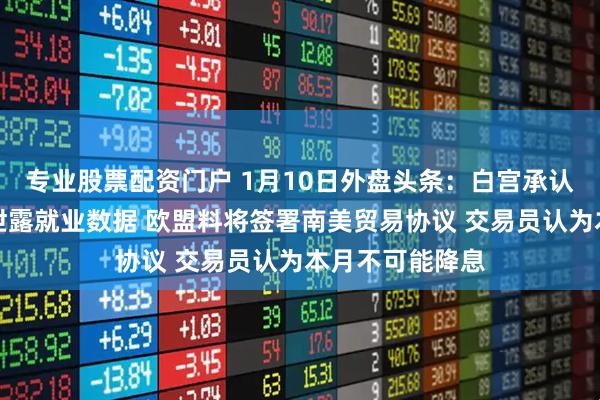 专业股票配资门户 1月10日外盘头条：白宫承认特朗普非故意泄露就业数据 欧盟料将签署南美贸易协议 交易员认为本月不可能降息